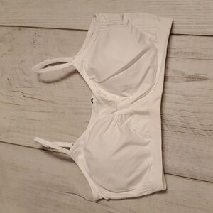 Size large white soft cami bra